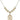 Saint Edward the Confessor Crystal Necklace | 3/4 inch | 6mm Beads   14kt Gold Filled