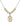 Saint Edward the Confessor Crystal Necklace | 3/4 inch | 6mm Beads   14kt Gold Filled