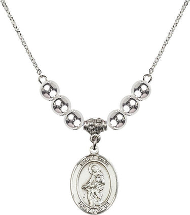 Saint Jane of Valois Crystal Necklace | 3/4 inch | 6mm Beads | N32-8029