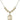 Saint Dominic de Guzman Crystal Necklace | 3/4 inch | 6mm Beads   14kt Gold Filled
