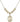 Saint Dominic de Guzman Crystal Necklace | 3/4 inch | 6mm Beads   14kt Gold Filled