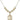 Saint Elmo Crystal Necklace | 3/4 inch | 6mm Beads   14kt Gold Filled