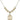 Saint Elizabeth of Hungary Crystal Necklace | 3/4 inch | 6mm Beads   14kt Gold Filled