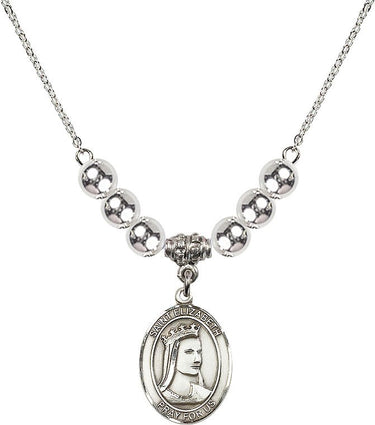 Saint Elizabeth of Hungary Crystal Necklace | 3/4 inch