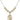 Saint Florian Crystal Necklace | 3/4 inch | 6mm Beads   14kt Gold Filled
