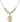 Saint Florian Crystal Necklace | 3/4 inch | 6mm Beads   14kt Gold Filled