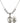 Saint Florian Firefighter Crystal Necklace | 3/4 inch | 6mm Beads | N32-8034--14