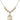 Saint Francis of Assisi Crystal Necklace | 3/4 inch | 6mm Beads   14kt Gold Filled