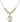Saint Francis of Assisi Crystal Necklace | 3/4 inch | 6mm Beads   14kt Gold Filled
