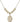 Saint Gabriel the Archangel Crystal Necklace | 3/4 inch | 6mm Beads   14kt Gold Filled