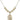 Saint George Crystal Necklace | 3/4 inch | 6mm Beads   14kt Gold Filled