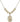 Saint George Crystal Necklace | 3/4 inch | 6mm Beads   14kt Gold Filled