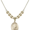 Holy Spirit Crystal Necklace | 3/4 inch | 6mm Beads   14kt Gold Filled
