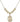 Saint Hubert of Liege Crystal Necklace | 3/4 inch | 6mm Beads   14kt Gold Filled
