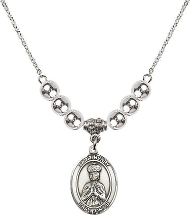 St. Henry II Crystal Necklace | 3/4 inch | 6mm Beads