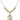 Saint Gregory the Great Crystal Necklace | 3/4 inch | 6mm Beads   14kt Gold Filled