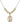 Saint Gregory the Great Crystal Necklace | 3/4 inch | 6mm Beads   14kt Gold Filled