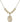 Saint Isidore of Seville Crystal Necklace | 3/4 inch | 6mm Beads   14kt Gold Filled
