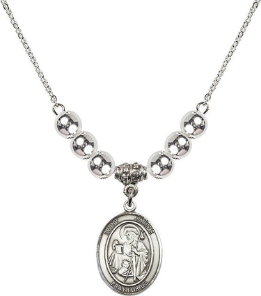 St. James the Greater Crystal Necklace | 3/4 inch | 6mm Beads