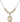 Saint Justin Crystal Necklace | 3/4 inch | 6mm Beads   14kt Gold Filled