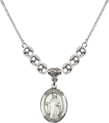 St. Justin Crystal Necklace | 3/4 inch | 6mm Beads