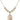 Saint John the Apostle Crystal Necklace | 3/4 inch | 6mm Beads   14kt Gold Filled