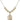Saint Lawrence Crystal Necklace | 3/4 inch | 6mm Beads   14kt Gold Filled
