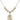 Saint Louise de Marillac Crystal Necklace | 3/4 inch | 6mm Beads   14kt Gold Filled