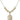 Saint Lucia of Syracuse Crystal Necklace | 3/4 inch | 6mm Beads   14kt Gold Filled
