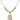 Saint Lazarus Crystal Necklace | 3/4 inch | 6mm Beads   14kt Gold Filled