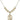 Saint Kilian Crystal Necklace | 3/4 inch | 6mm Beads   14kt Gold Filled