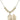 Saint Luke the Apostle Crystal Necklace | 3/4 inch | 6mm Beads   14kt Gold Filled