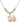 Saint Luke the Apostle Crystal Necklace | 3/4 inch | 6mm Beads   14kt Gold Filled