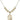 Saint Luke the Apostle Crystal Necklace | 3/4 inch | 6mm Beads   14kt Gold Filled