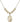 Saint Luke the Apostle Crystal Necklace | 3/4 inch | 6mm Beads   14kt Gold Filled