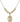 Saint Mark the Evangelist Crystal Necklace | 3/4 inch | 6mm Beads   14kt Gold Filled