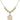 Saint Maximilian Kolbe Crystal Necklace | 3/4 inch | 6mm Beads   14kt Gold Filled