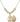 Saint Michael the Archangel Crystal Necklace | 3/4 inch | 6mm Beads   14kt Gold Filled