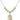 Saint Michael the Archangel Crystal Necklace | 3/4 inch | 6mm Beads   14kt Gold Filled