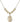 Saint Michael the Archangel Crystal Necklace | 3/4 inch | 6mm Beads   14kt Gold Filled