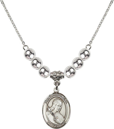 Collar de cristal de Santa Filomena | 1.9 cm | Cuentas de 6 mm | N32-8077