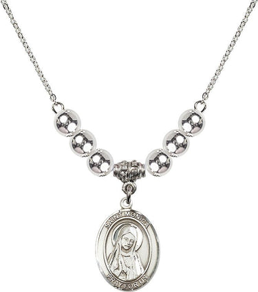 Collar de cristal de Santa Mónica | 1.9 cm | Cuentas de 6 mm | N32-8079