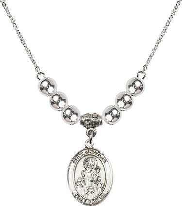 Collar de cristal de San Nicolás | 1,9 cm | Cuentas de 6 mm | N32-8080