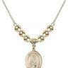 Saint Louis Crystal Necklace | 3/4 inch | 6mm Beads   14kt Gold Filled