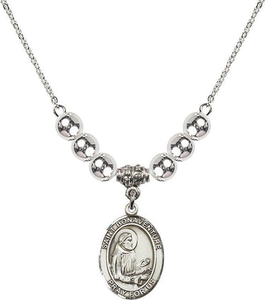 Saint Bonaventure Crystal Necklace | 3/4 inch | 6mm Beads