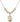 Saint Peter the Apostle Crystal Necklace | 3/4 inch | 6mm Beads   14kt Gold Filled