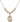 Saint Rose of Lima Crystal Necklace | 3/4 inch | 6mm Beads   14kt Gold Filled