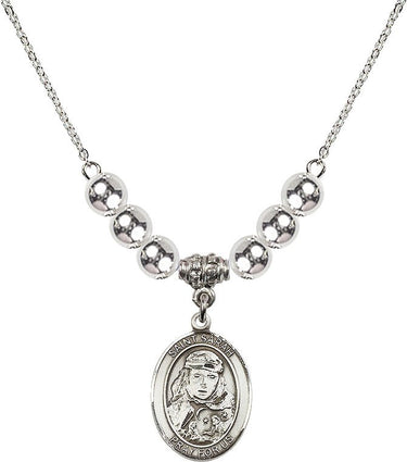 Saint Sarah Crystal Necklace | 3/4 inch | 6mm Beads