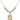 Saint Edith Stein Crystal Necklace | 3/4 inch | 6mm Beads   14kt Gold Filled