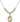 Saint Edith Stein Crystal Necklace | 3/4 inch | 6mm Beads   14kt Gold Filled